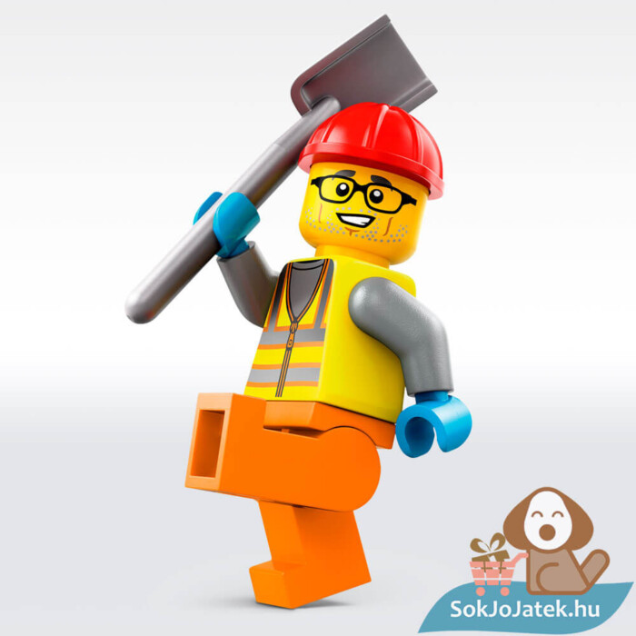 LEGO City 60401: Építőipari úthenger figurája (Lego City: Great Vehicles)