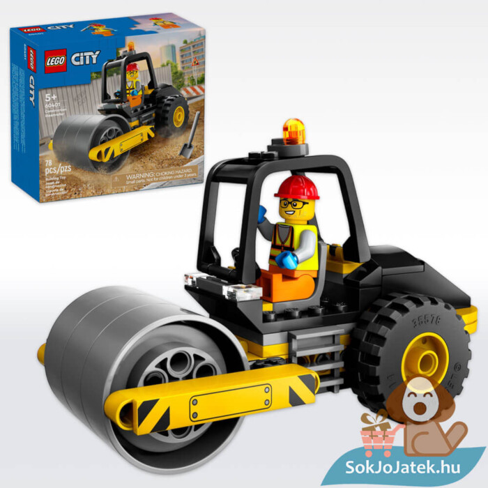 LEGO City 60401: Építőipari úthenger (Lego City: Great Vehicles)