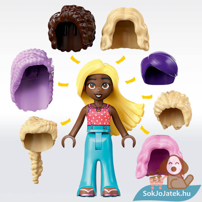 Lego Friends 42662: Fodrászat és fodrászkellékek boltja hajak