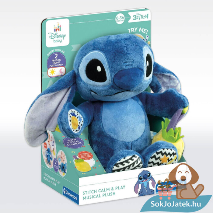 Lilo és Stitch: Interaktív Stitch plüss figura (Clementoni)
