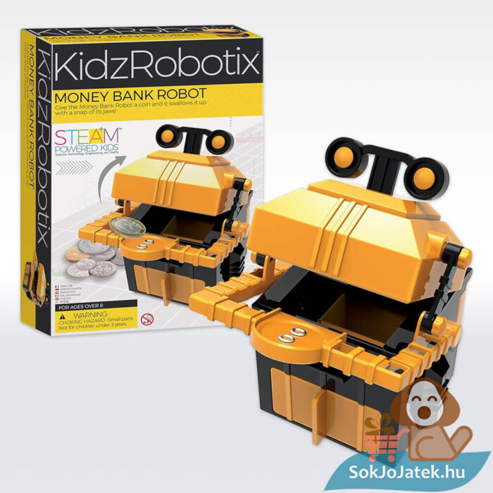 Robot persely építő tudományos játék (4M KidzRobotix)