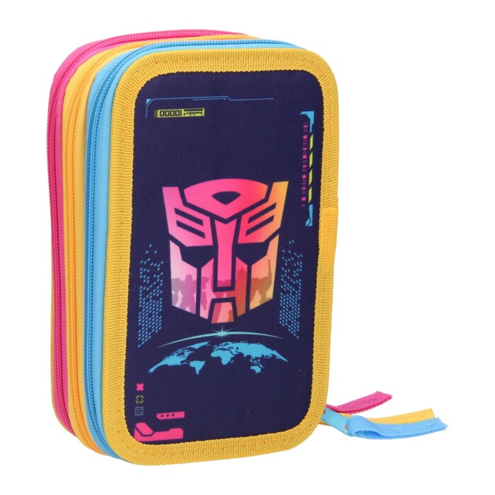 Transformers 3 emeletes toltott tolltart Optimus Prime Urdongo Arcee es Windblade mintaval 4