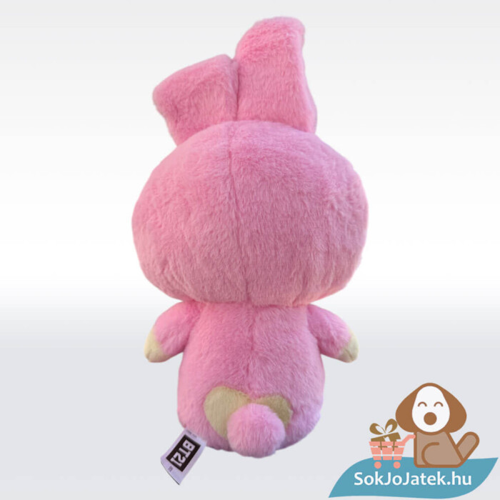 BT21: Cooky, a rózsaszín plüss nyúl, 26 cm, Jungkook karaktere hátulról
