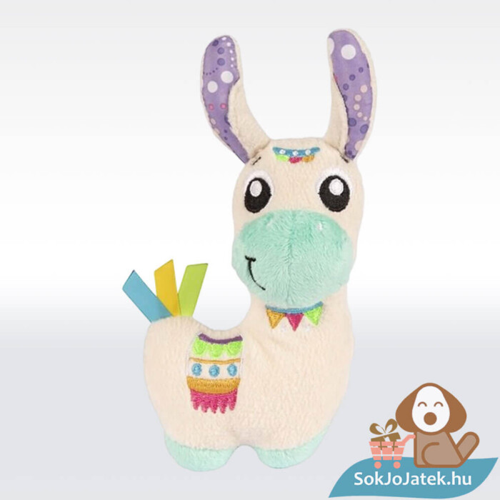 Bújós láma, 4 az 1-ben készségfejlesztő bébijáték szett plüssállata (Playgro)