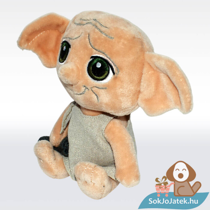 Harry Potter: Ülő Dobby, a házimanó plüssfigura balról (16 cm)