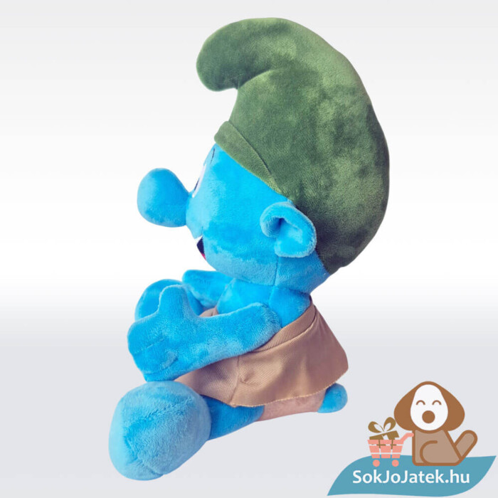 Hupikék törpikék: Vadócka, ülő plüss oldalról (27 cm)