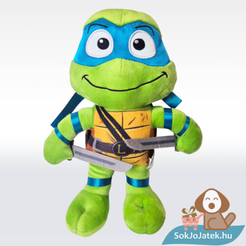 Tini nindzsa teknőcök: Leonardo plüss, kék maszkban (30 cm)