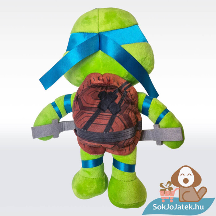 Tini nindzsa teknőcök: Leonardo plüss, kék maszkban, hátulról (30 cm)
