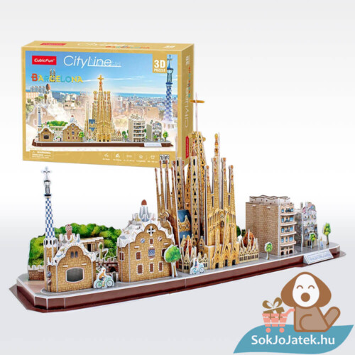Barcelona: 186 db-os 3D puzzle (CubicFun)