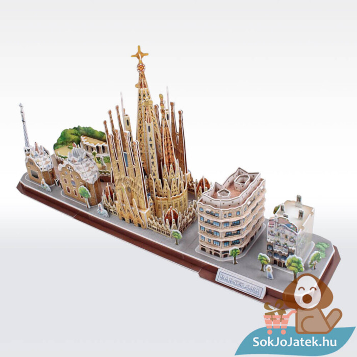 Barcelona: 186 db-os 3D puzzle megépítve (CubicFun)