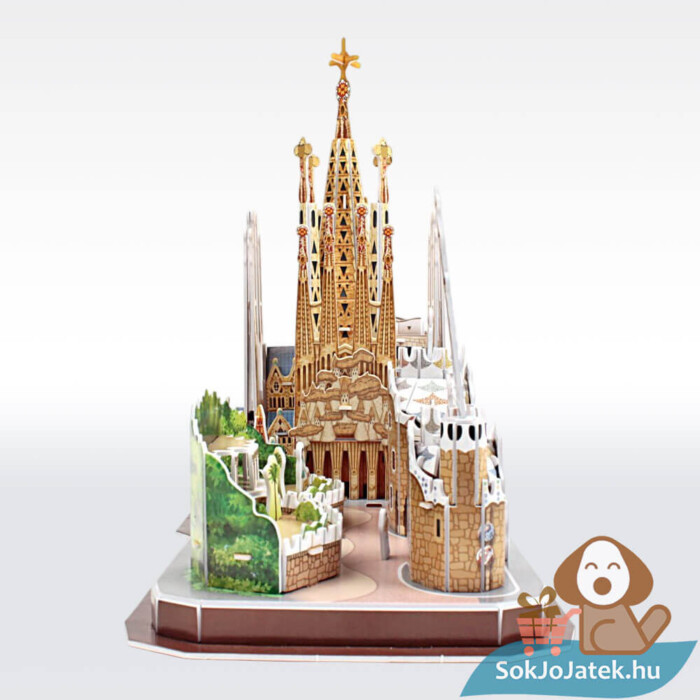 Barcelona: 186 db-os 3D puzzle oldalról (CubicFun)