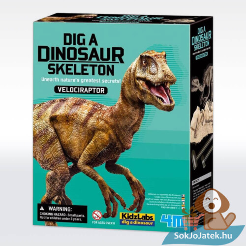 Dinoszaurusz régész készlet: Velociraptor (4M)