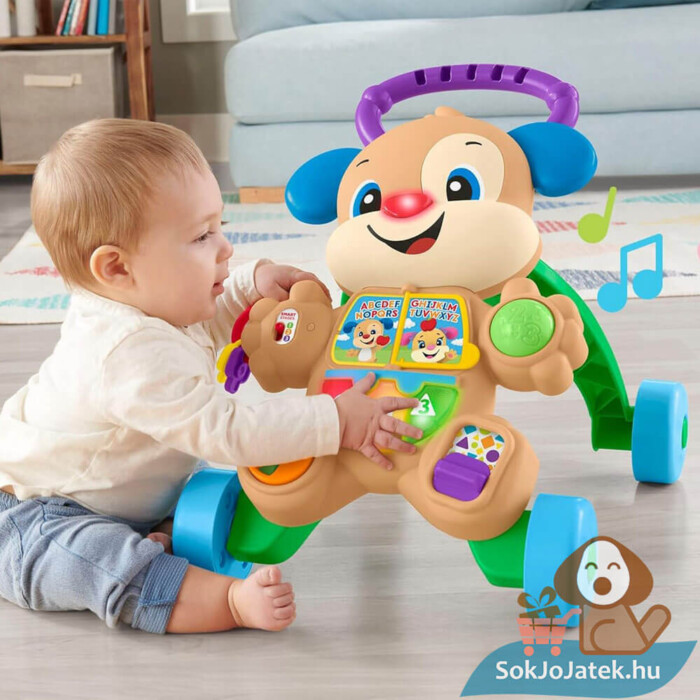 Fisher-Price: Tanuló kutyusos járássegítő babáknak