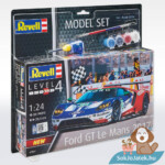 Ford GT Le Mans 2017 versenyautó, 1:24 makett készlet festékkel és kiegészítőkkel (Revell 67041)