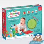 Készségfejlesztő ortopédiai játszószőnyeg, puha építő kockákkal (Clementoni Soft Clemmy)