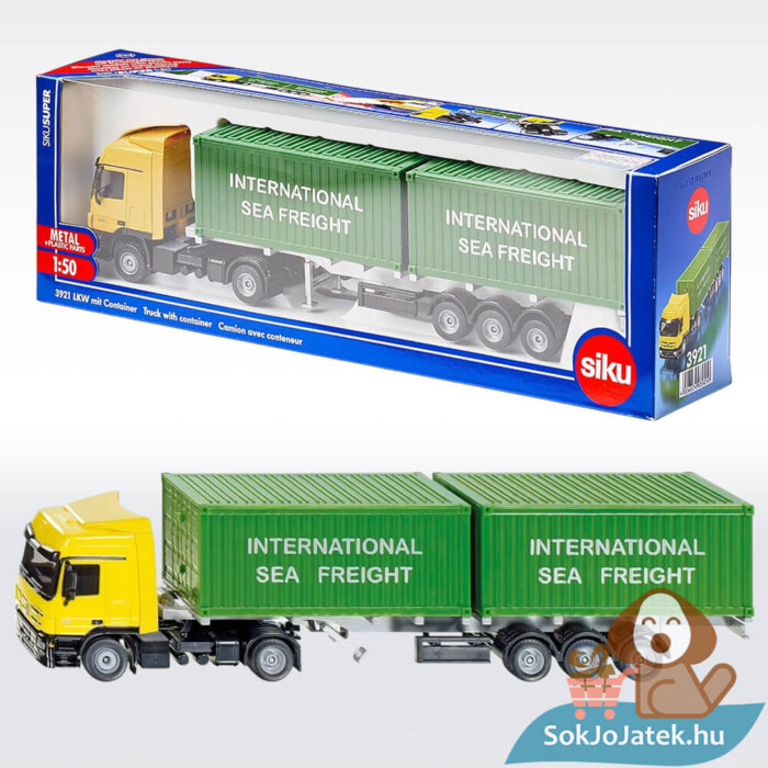 Siku: Mercedes-Benz konténeres kamion (1:50), 31 cm