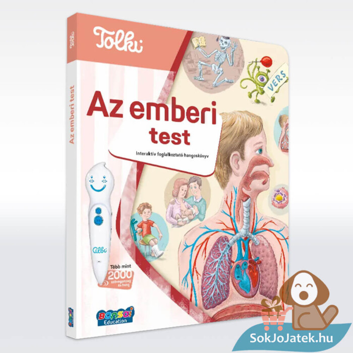 Tolki: Az emberi test, interaktív foglalkoztató hangoskönyv állítva