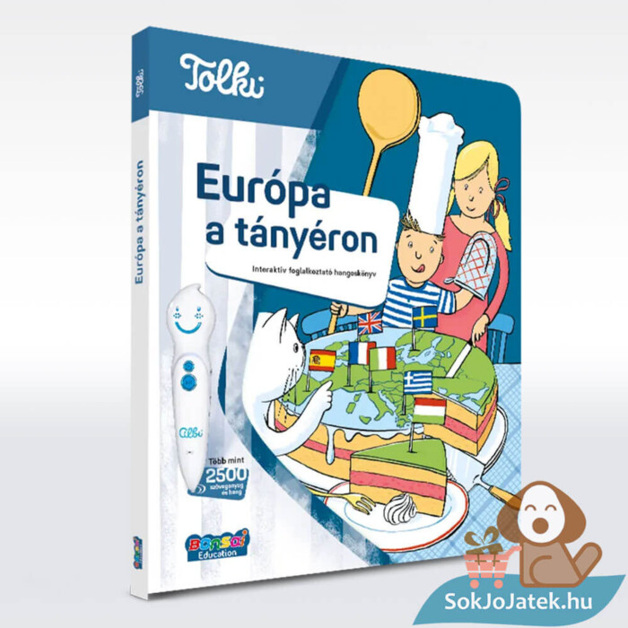 Tolki: Európa a tányéron, interaktív foglalkoztató hangoskönyv állítva