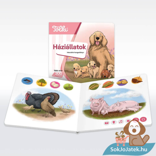 Tolki: Háziállatok, interaktív foglalkoztató hangoskönyv