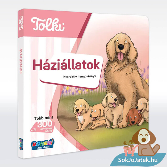 Tolki: Háziállatok, interaktív foglalkoztató hangoskönyv állítva