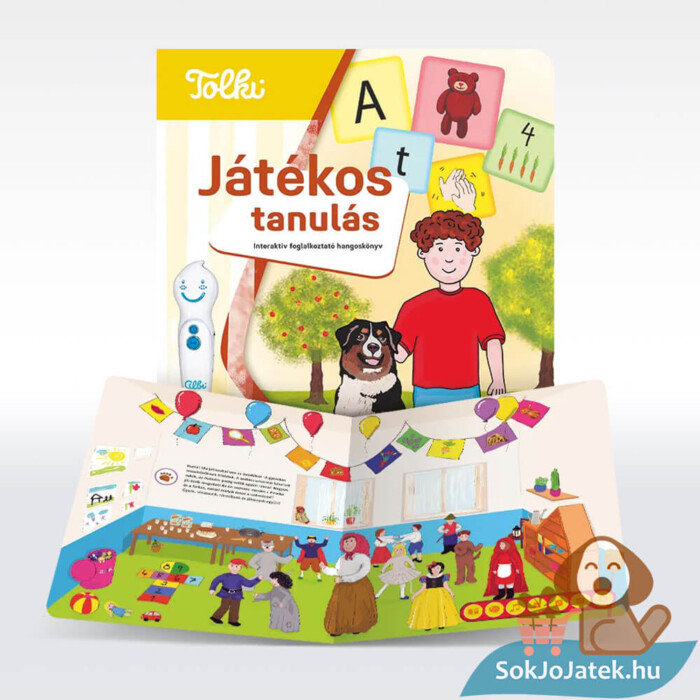 Tolki: Játékos tanulás, interaktív foglalkoztató hangoskönyv