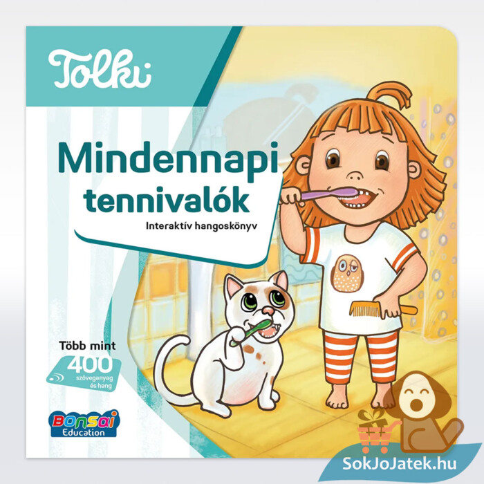 Tolki: Mindennapi tennivalók, interaktív foglalkoztató hangoskönyv előről