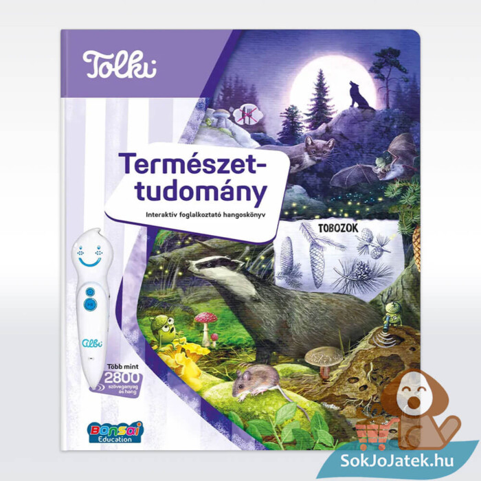 Tolki: Természettudomány, interaktív foglalkoztató hangoskönyv előről