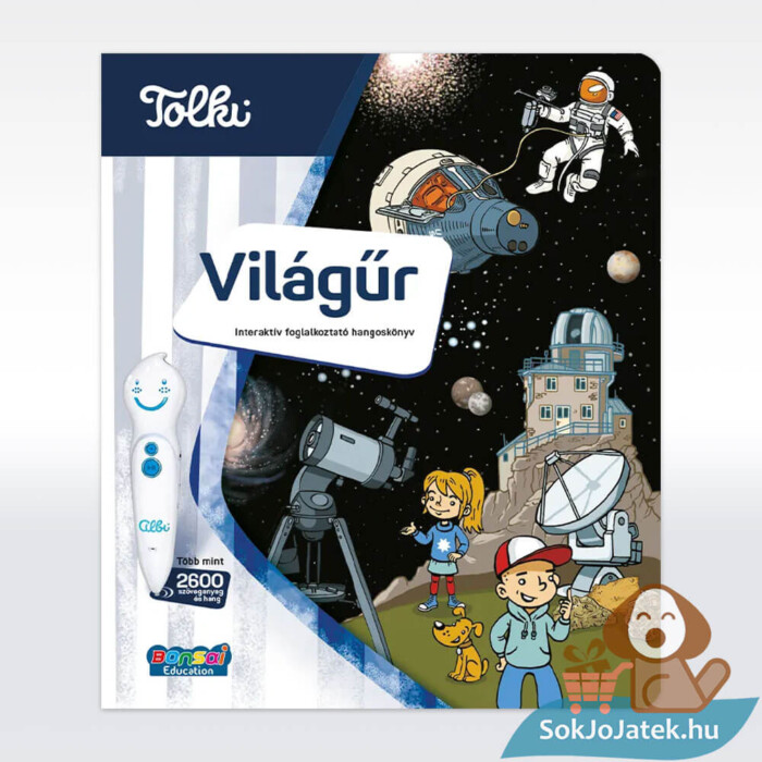 Tolki: Világűr, interaktív foglalkoztató hangoskönyv előről