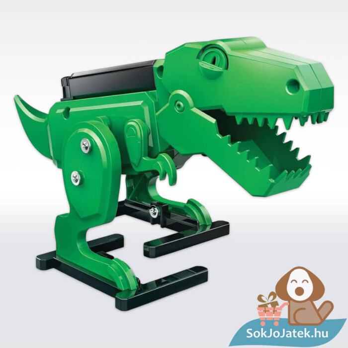 Tyrannosaurus Rex Robot, tudományos játék megépítve (4M)