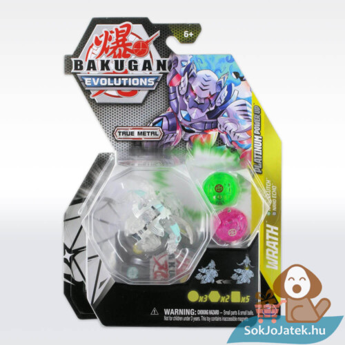 Bakugan Evolutions labda (Indítsd el!): Platinum Wrath + Nano Clutch és Nano Echo (20138087)