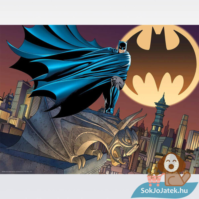 Batman, DC Comics: A Batman jel, 500 db-os hologramos 3D hatású puzzle képe (Prime 3D 32518)
