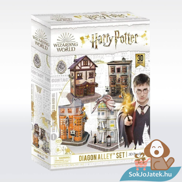 Harry Potter: Az Abszol út, 273 darabos 3D puzzle, 4 épülettel (CubicFun)
