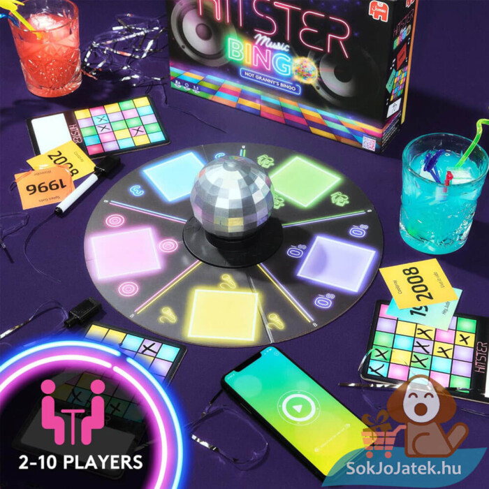 Hitster: Bingo társasjáték, 2-10 játékosnak
