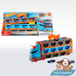 Hot Wheels: 2 az 1-ben ultimate szállító kamion és versenypálya 3 kisautóval