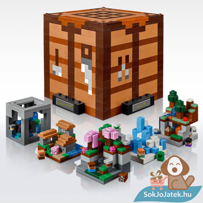 Lego Minecraft: A barkácsasztal megépítve (21265)