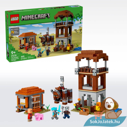 Lego Minecraft: A fosztogató őrtorony és a romboló (21278)