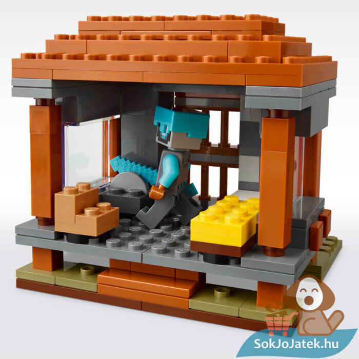Lego Minecraft: A fosztogató őrtorony és a romboló részlete (21278)