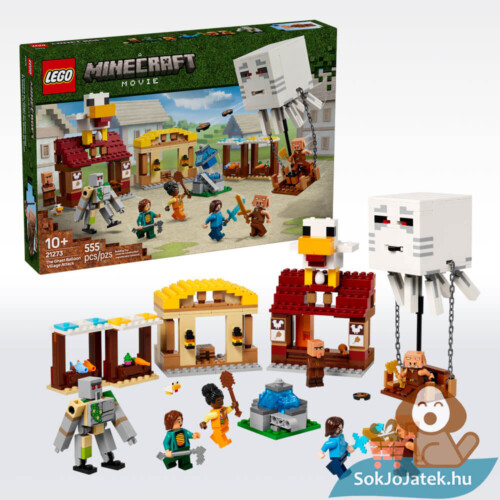 Lego Minecraft: A szellemléghajó és falutámadás (21273)