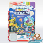 Mancs őrjárat: A nagy mentőakció, újrahasználható kreatív matrica füzet 130 matricával