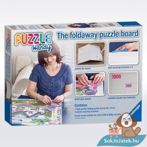 Összehajtható puzzle tábla, 500-1000 db-os kirakóhoz (Ravensburger)