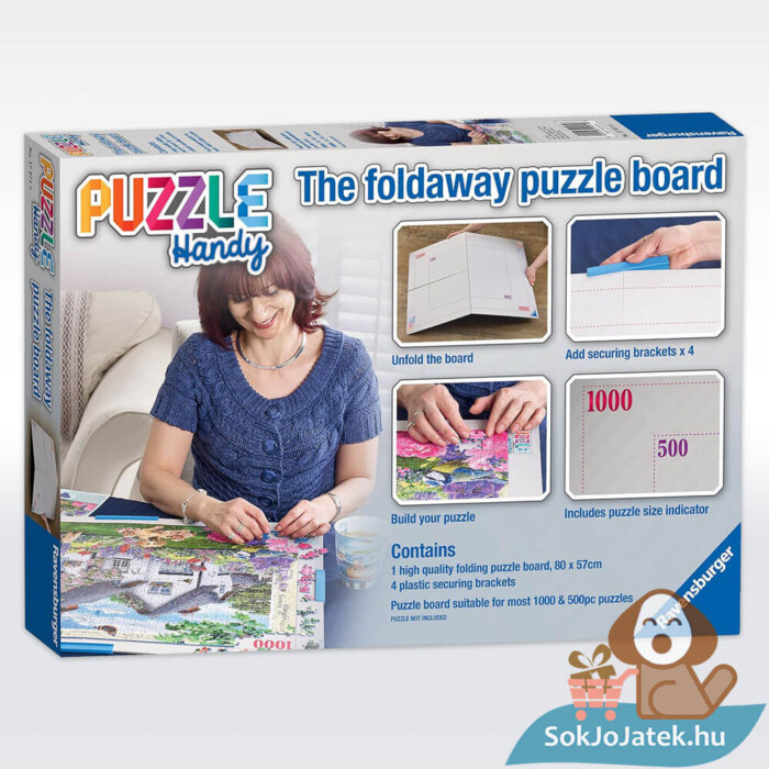 Összehajtható puzzle tábla, 500-1000 db-os kirakóhoz (Ravensburger)