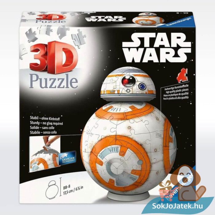 Star Wars: BB-8 droid, 99 db-os 3D puzzle (Ravensburger)