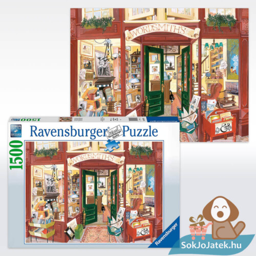 Wordsmith könyvesboltja puzzle, 1500 db-os (Ravensburger 16821)