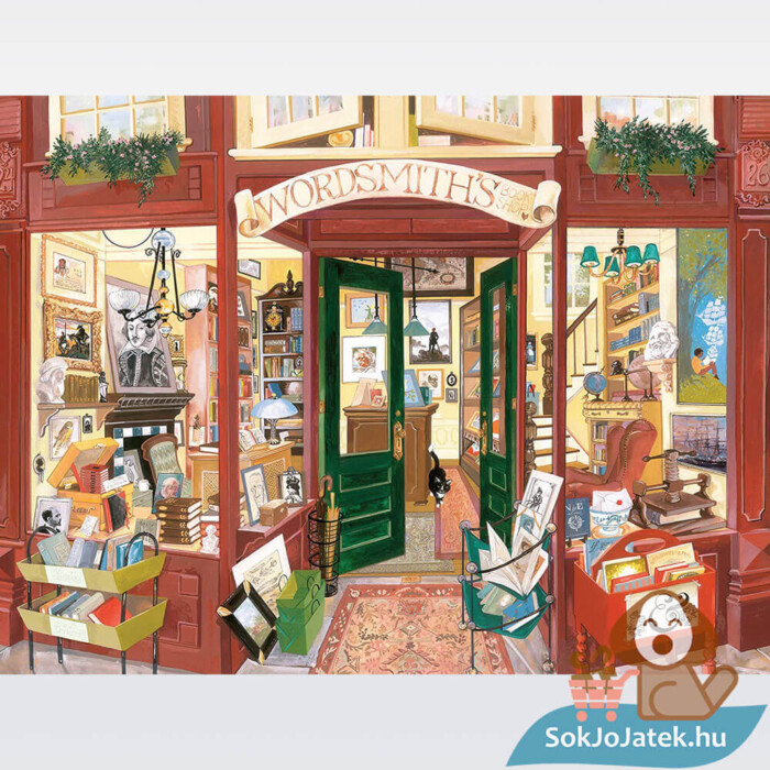Wordsmith könyvesboltja puzzle képe, 1500 db-os (Ravensburger 16821)