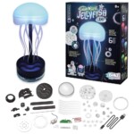 Összeszerelhető medúza lámpa többszínű LED világítással, 19 cm (BUKI)