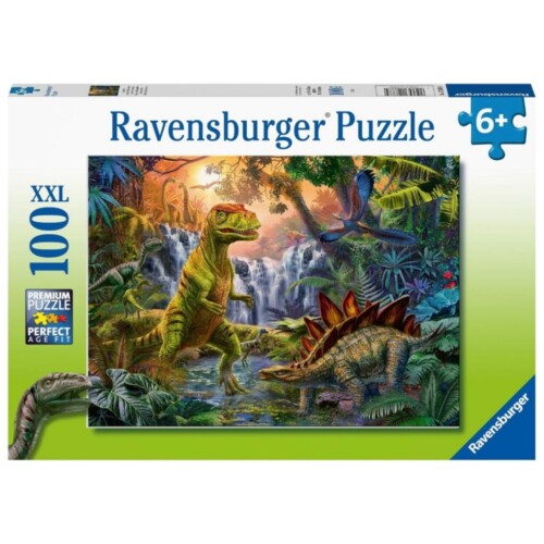 Dino oázis, 100 db-os XXL puzzle (Ravensburger, 12888)